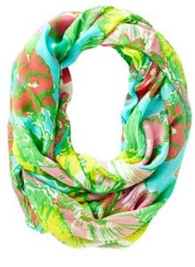 LILLY PULITZER INFINITY LOOP SCARF BIG FLIRT MULTI